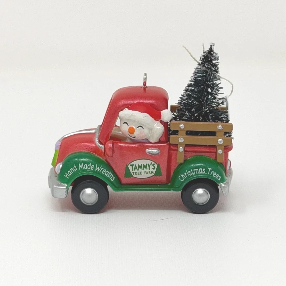 Hallmark Keepsake 2019 Holiday Parade 1st In Series Snowman Truck Ornament